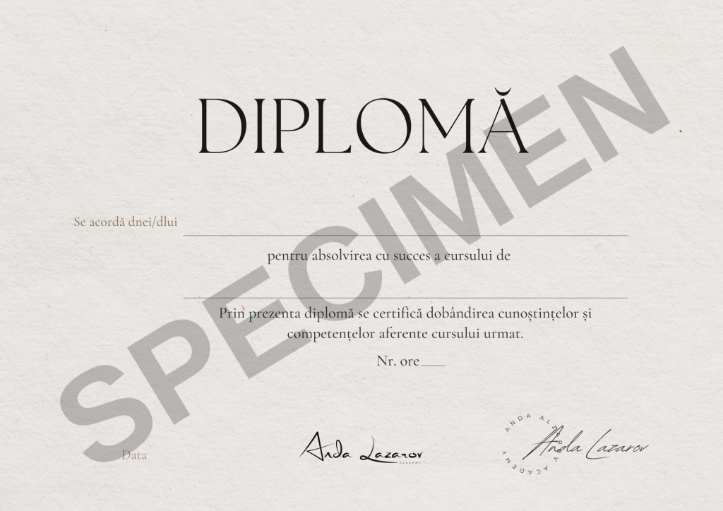 Diploma specimen